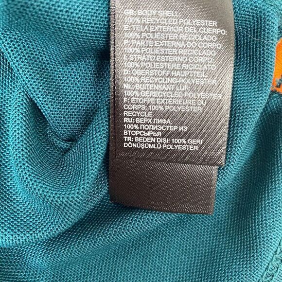 The North Face Men’s XL Green Polo Shirt 1/4 Zip Short Sleeve FLASHDRY Polyester - Picture 9 of 12